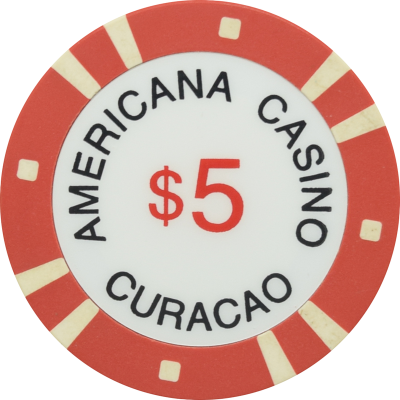 Americana Casino Otrabanda Curacao $5 Chip