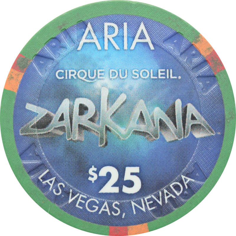 Aria Resort & Casino Las Vegas Nevada $25 Cirque du Soleil Zarkana Chip 2012