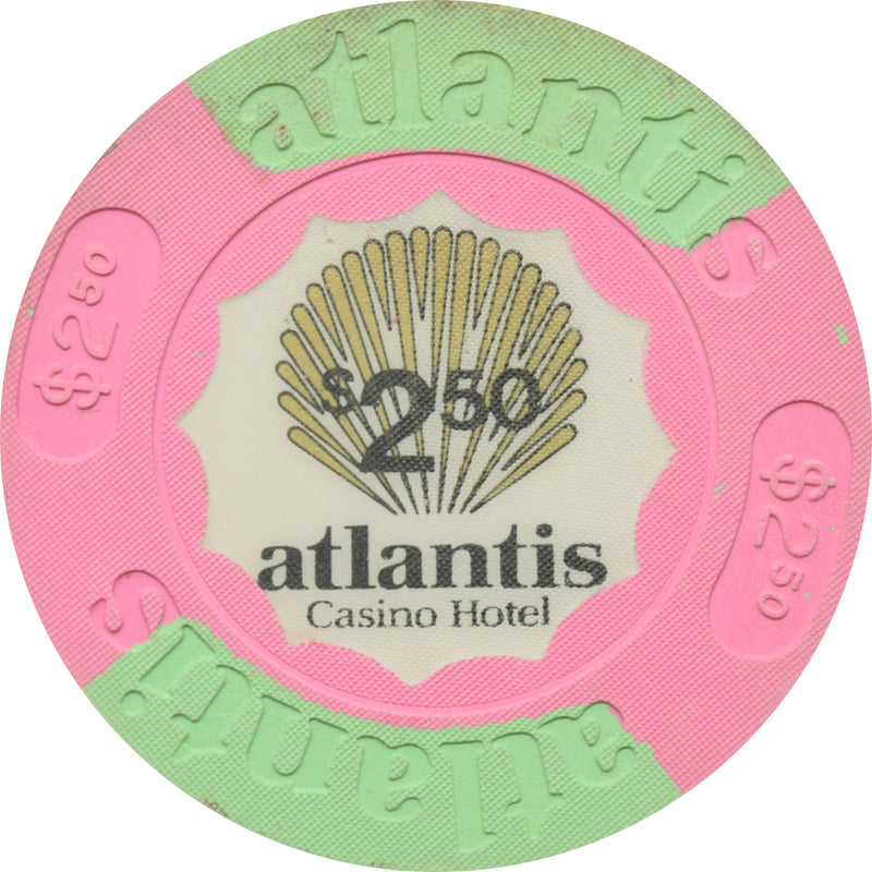 Atlantis Casino Atlantic City New Jersey $2.50 Chip
