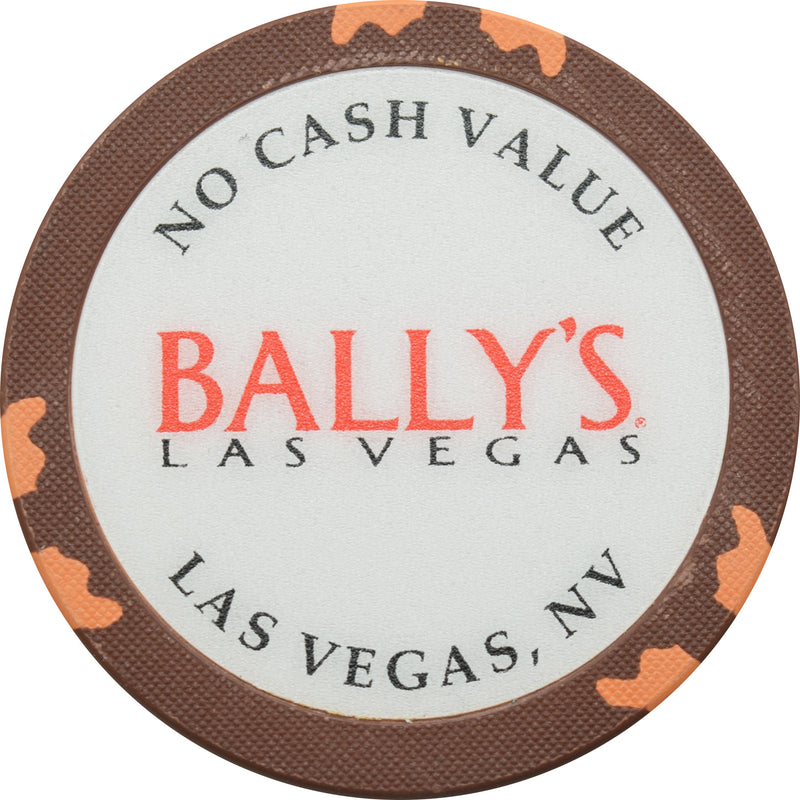 Bally's Casino Las Vegas Nevada Let it Ride 100 NCV Chip 1996 (Orange Inserts)