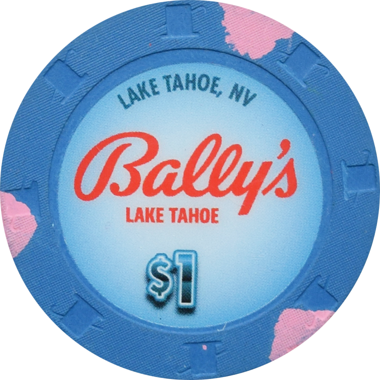 Bally's Lake Tahoe Casino Resort Lake Tahoe Nevada $1 Chip 2021