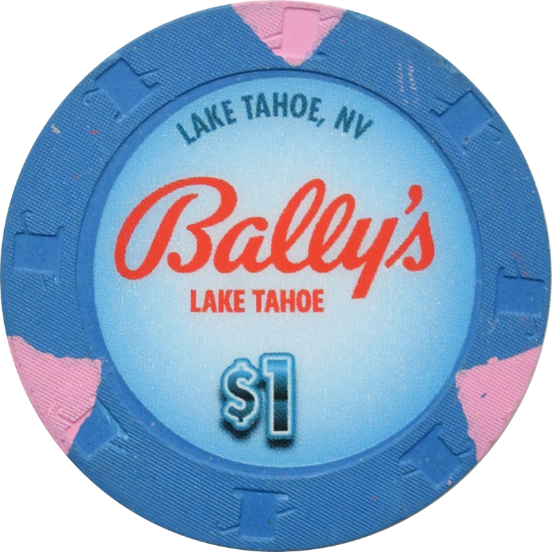Bally's Lake Tahoe Casino Resort Lake Tahoe Nevada $1 Chip 2021
