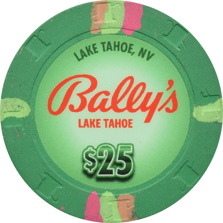 Bally's Lake Tahoe Casino Resort Lake Tahoe Nevada $25 Chip 2021