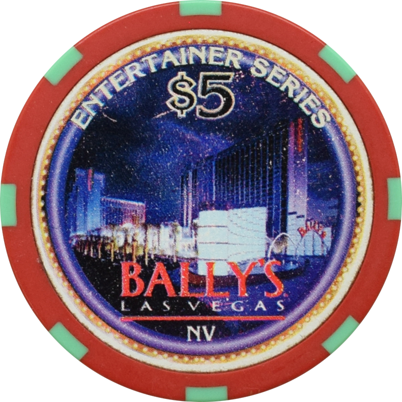 Bally's Casino Las Vegas Nevada $5 Anne Murray Chip 1997