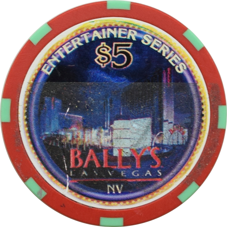 Bally's Casino Las Vegas Nevada $5 Barbara Mandrell Chip 1997
