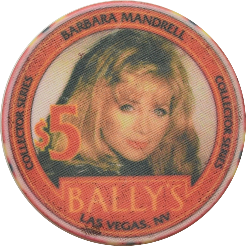 Bally's Casino Las Vegas Nevada $5 Barbara Mandrell Chip 1995