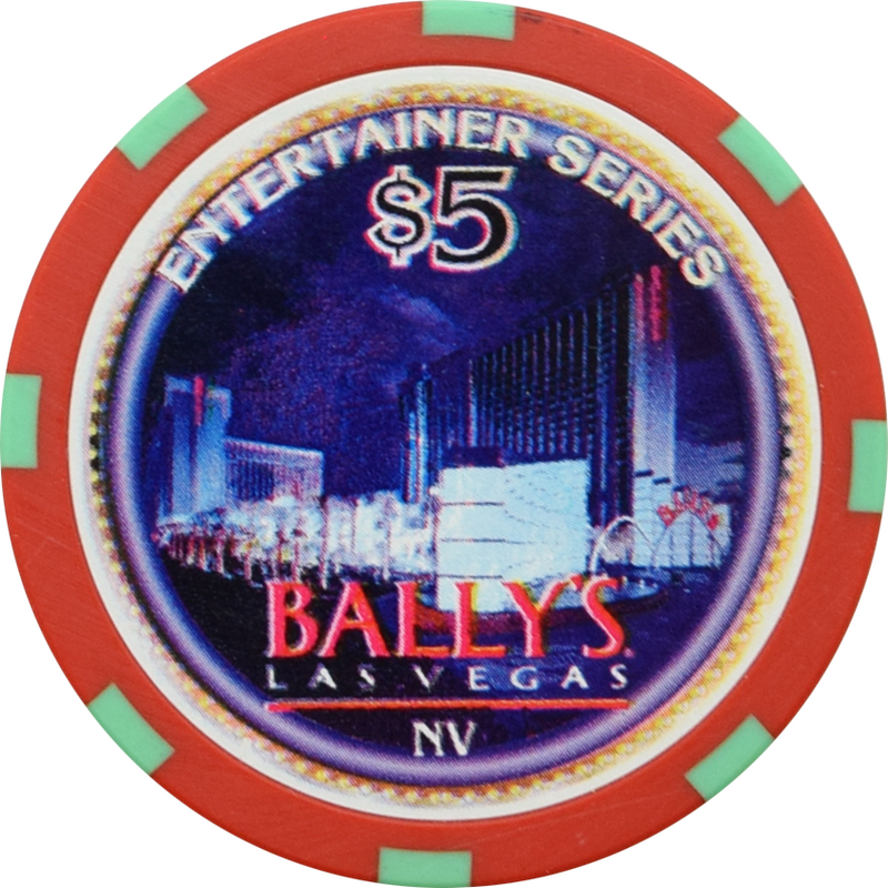 Bally's Casino Las Vegas Nevada $5 Engelbert Humperdinck Chip 1997