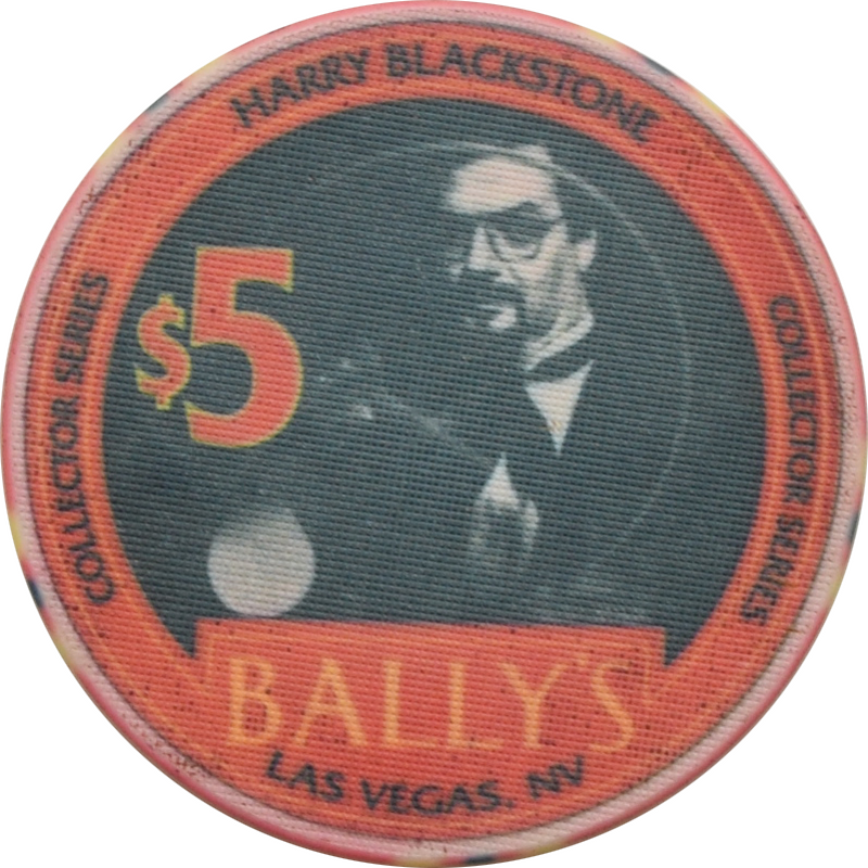 Bally's Casino Las Vegas Nevada $5 Harry Blackston Chip 1995