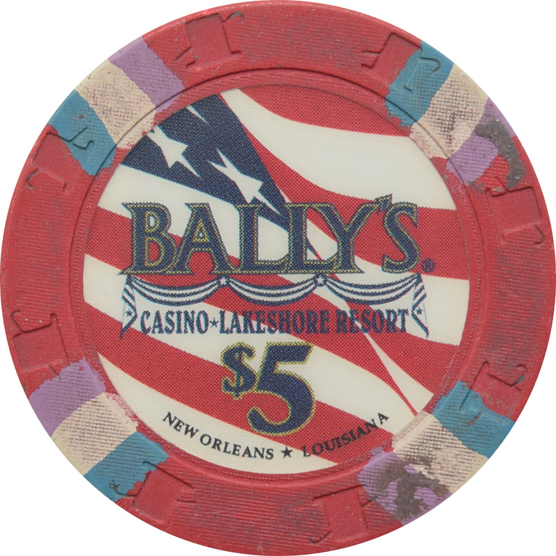 Bally's Casino New Orleans LA $5 Chip