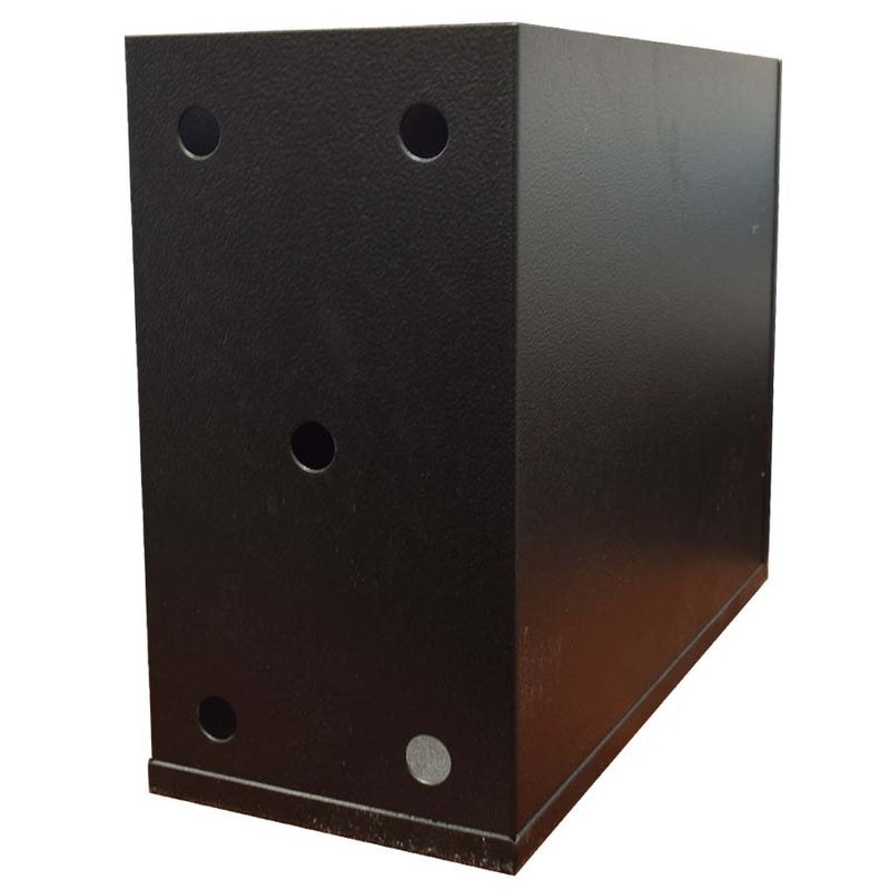 Black Oversized Slim Line Drop Box Shield (12” x 5¾” x 15”)