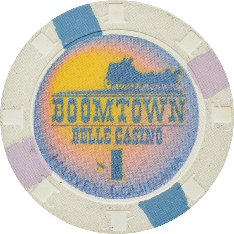 Boomtown Belle Casino Harvey Louisiana $1 RHC Chip