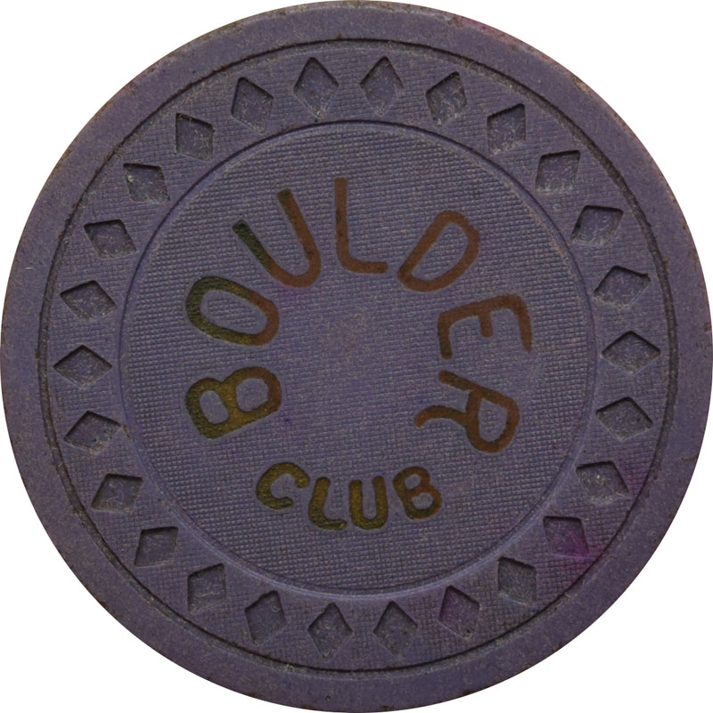 Boulder Club Casino Las Vegas Nevada 25 Cent Chip 1930s