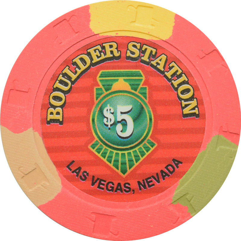 Boulder Station Casino Las Vegas NV $5 Chip 2005