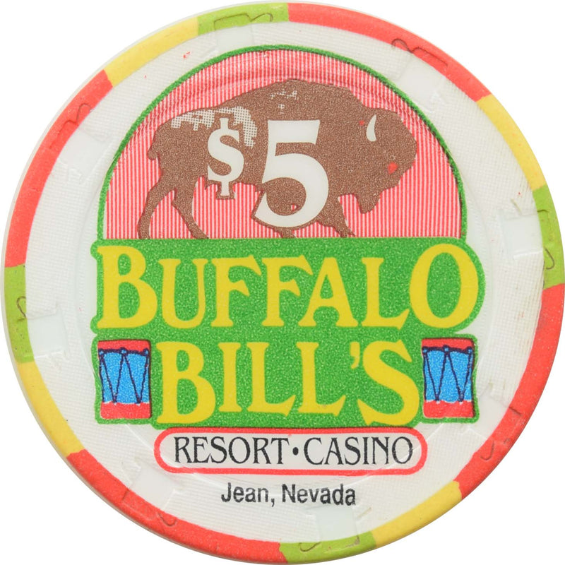 Buffalo Bills Casino Primm Nevada $5 Chip 1994
