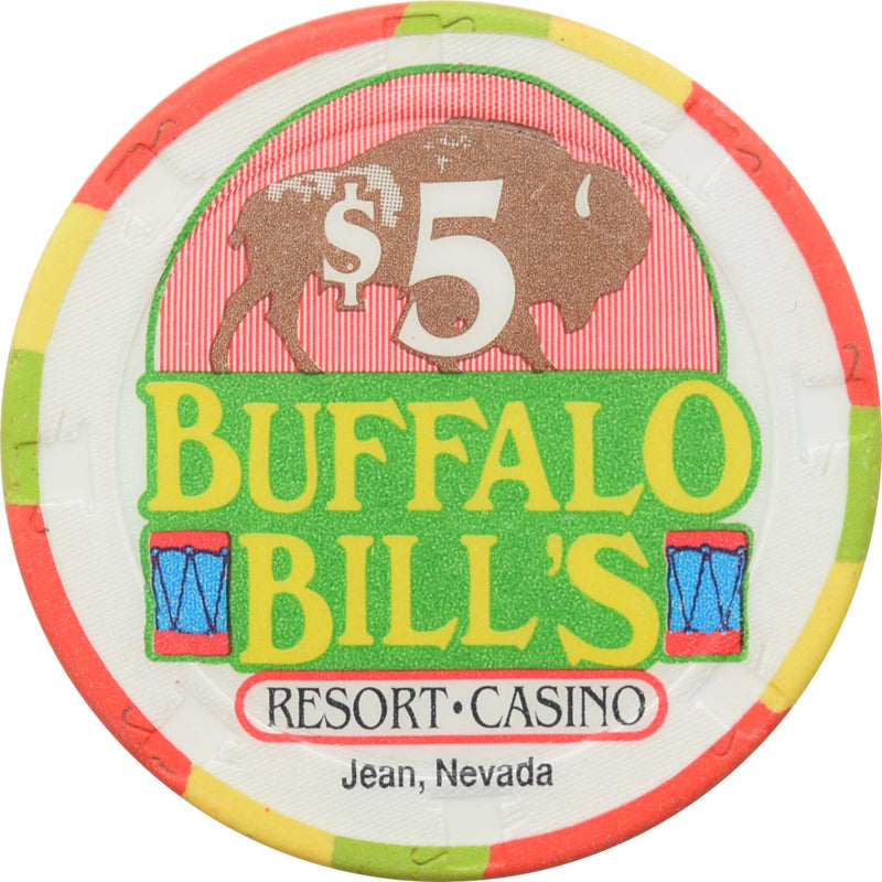 Buffalo Bills Casino Primm Nevada $5 Chip 1994