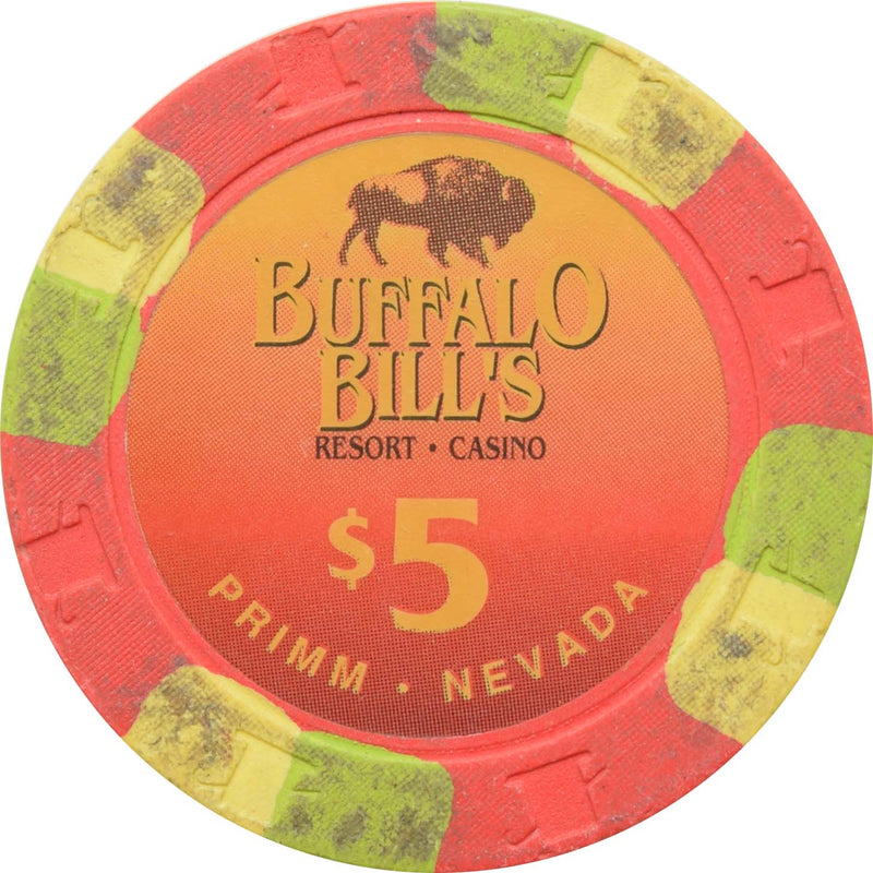 Buffalo Bills Casino Primm Nevada $5 Chip 1997