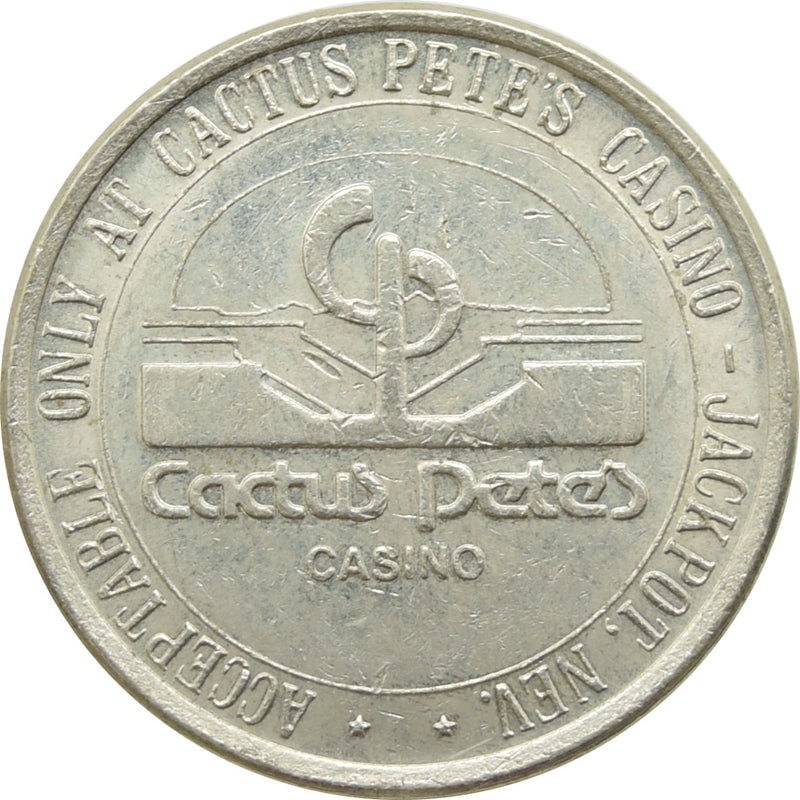 Cactus Pete's Casino Jackpot NV $1 Token 1979