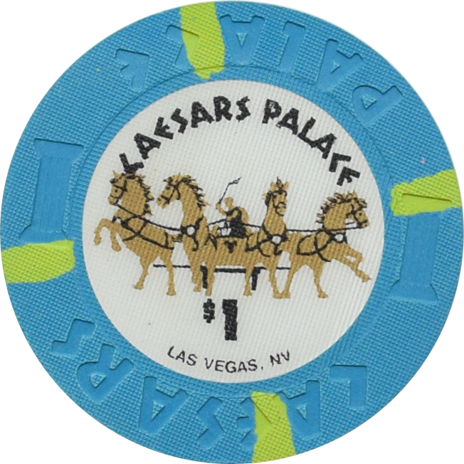 Caesars Palace Casino Las Vegas Nevada $1 Textured Inlay Chip 1993