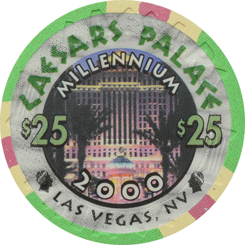 Caesars Palace Casino Las Vegas Nevada $25 Millennium Chip 1999