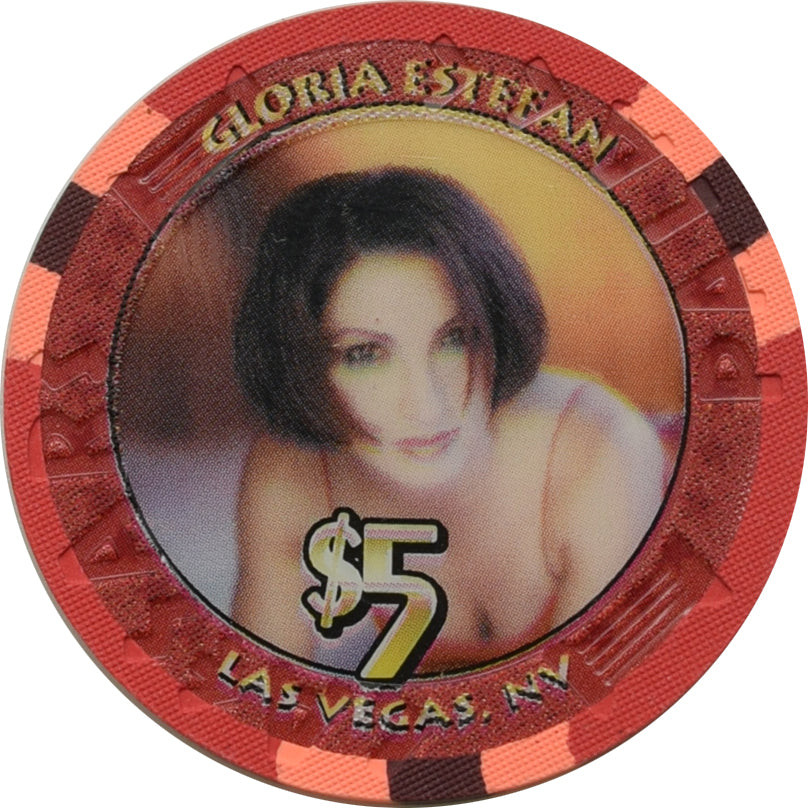 Caesars Palace Casino Las Vegas Nevada $5 Gloria Estefan Chip 2003