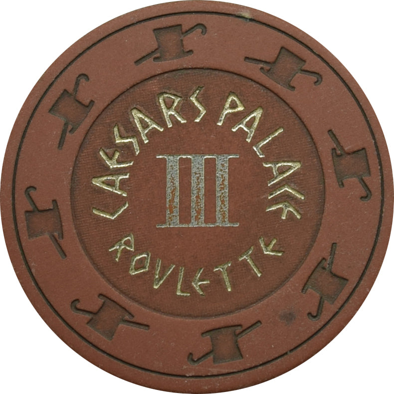 Caesars Palace Casino Las Vegas Nevada  Roulette III Peach Chip 1970s