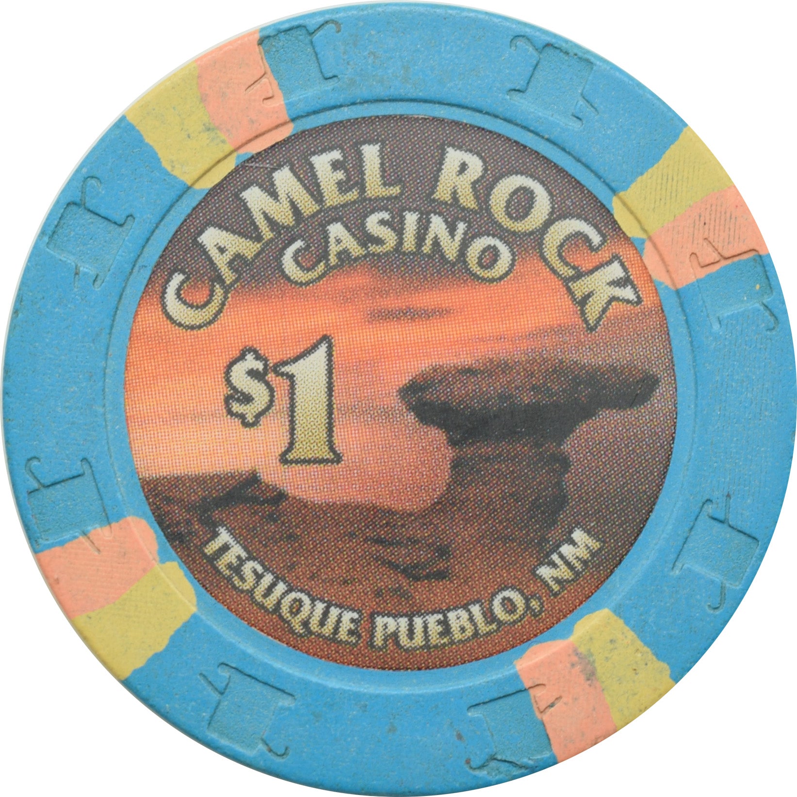 Camel Rock Casino Santa Fe New Mexico $1 Chip #2