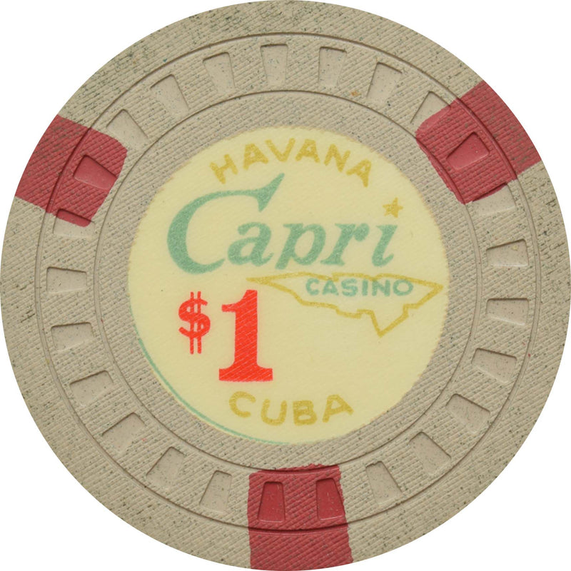 Capri Casino Havana Cuba $1 Chip