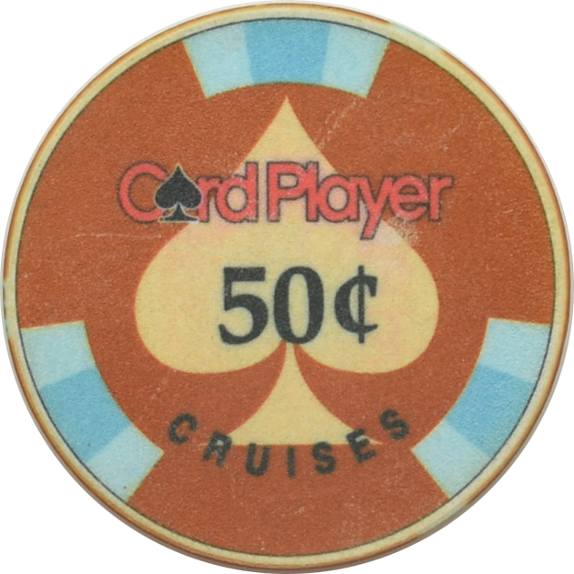 Card Player Cruises 50 Cent Casino Chip