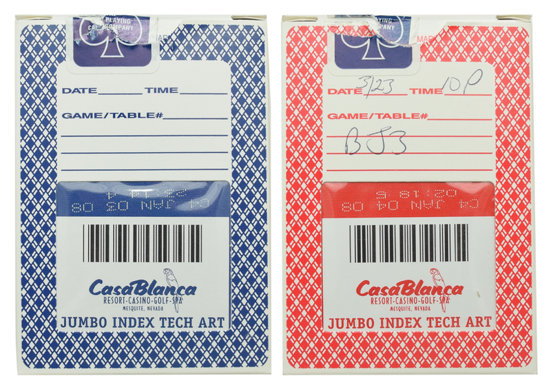 Casablanca Casino Mesquite Nevada Used Deck of Cards