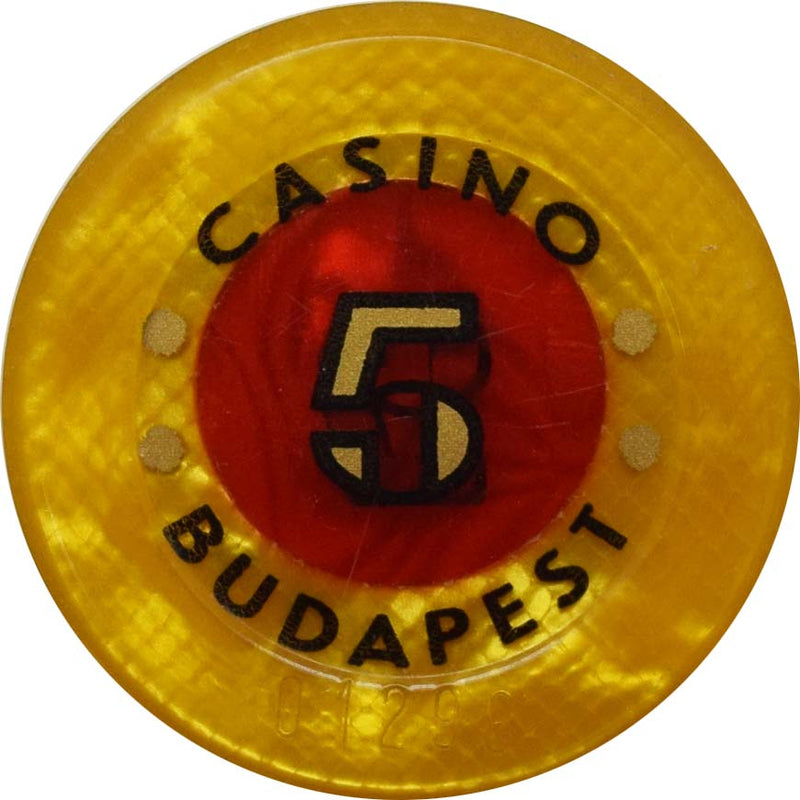 Budapest Casino Budapest Hungary 5 DEM Jeton 33mm