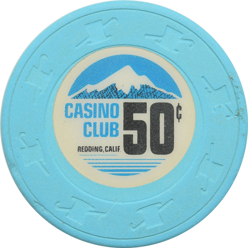 Casino Club Casino Redding CA 50 Cent Chip