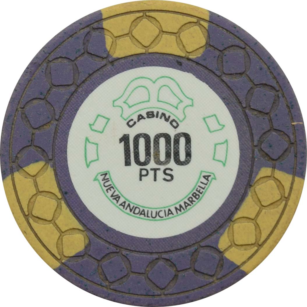 Casino Nueva Andalucia Marabella Spain 1000 pts SqInCr Chip