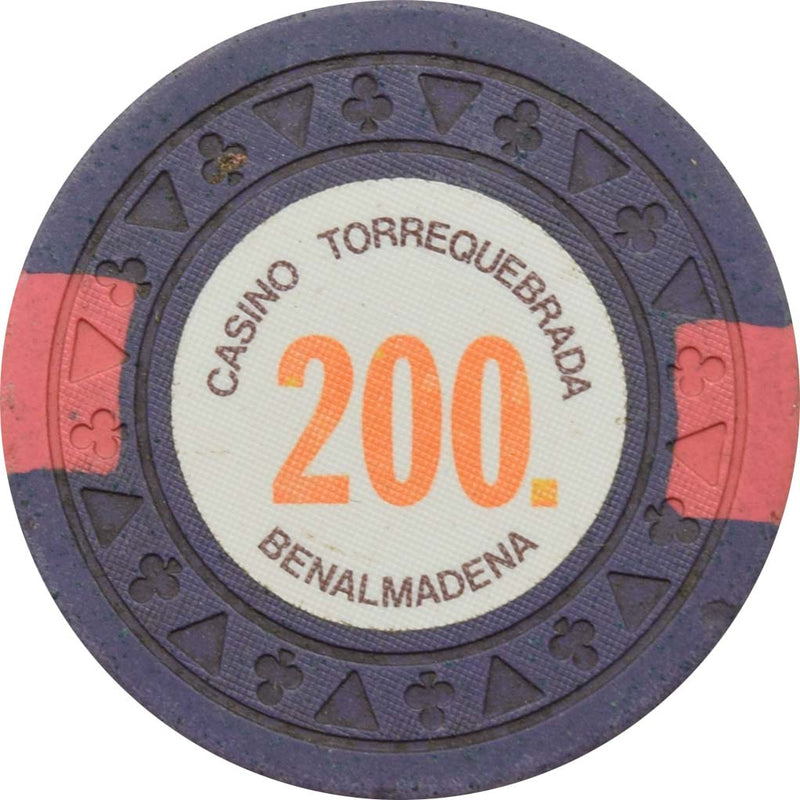 Casino de Torrequebrada Benalmadena Spain $200 Chip