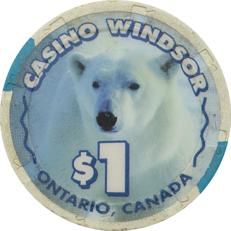 Casino Windsor Ontario Canada $1 Chip Paulson