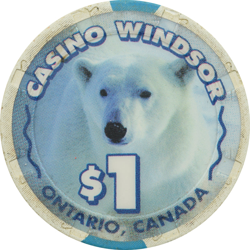 Casino Windsor Ontario Canada $1 Chip Paulson
