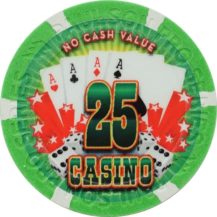 Paulson Pro Series Aces Casino $25 Chip 41mm