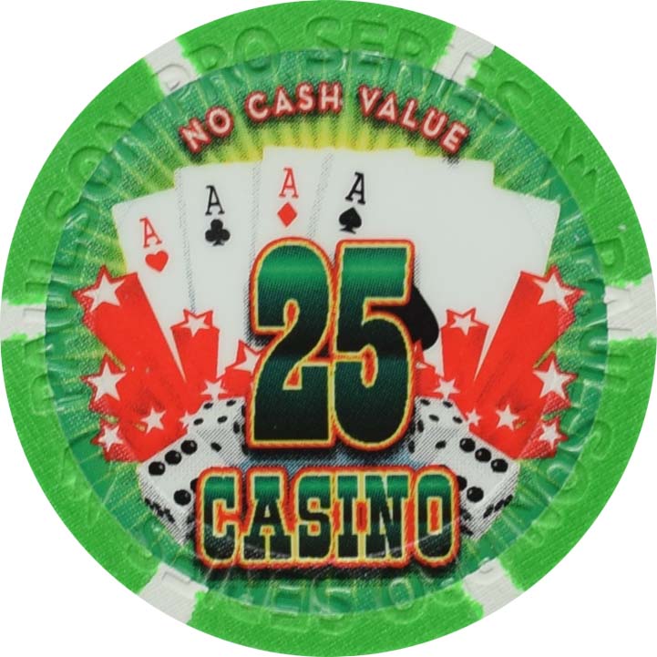 Paulson Pro Series Aces Casino $25 Chip 41mm