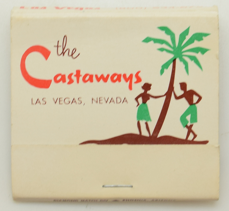 Castaways Casino Las Vegas Nevada 50 New Matchbooks "Palm Tree"