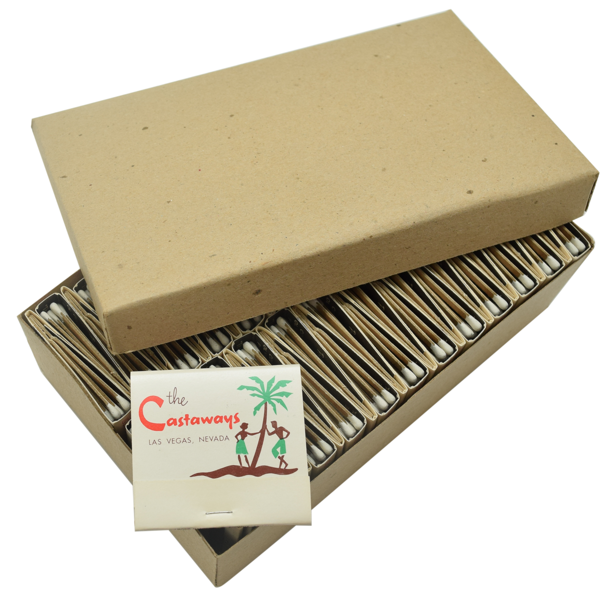Castaways Casino Las Vegas Nevada 50 New Matchbooks "Palm Tree"