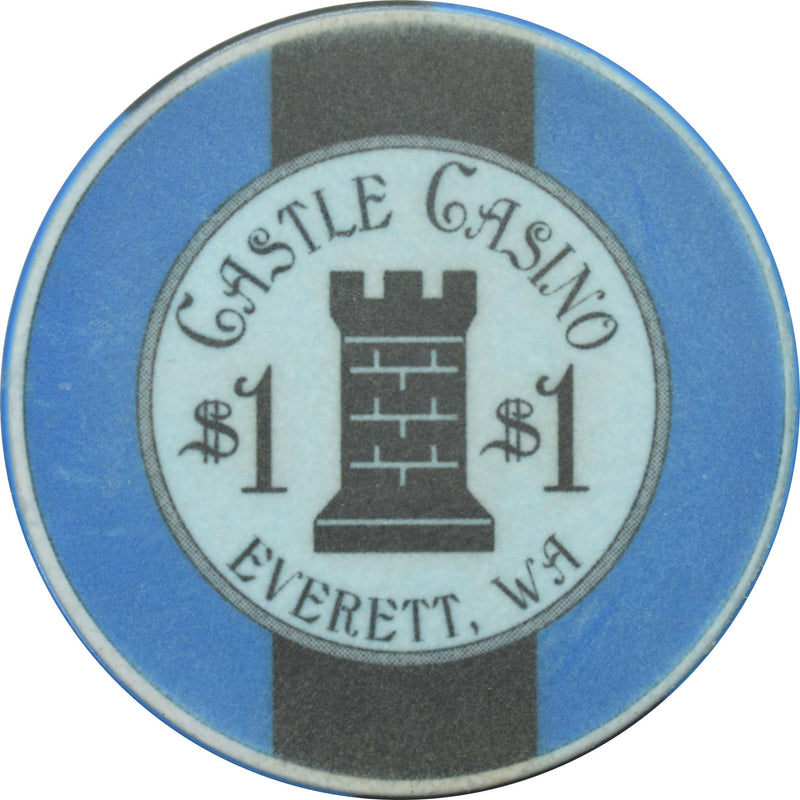 Castle Casino Everett Washington $1 Chip