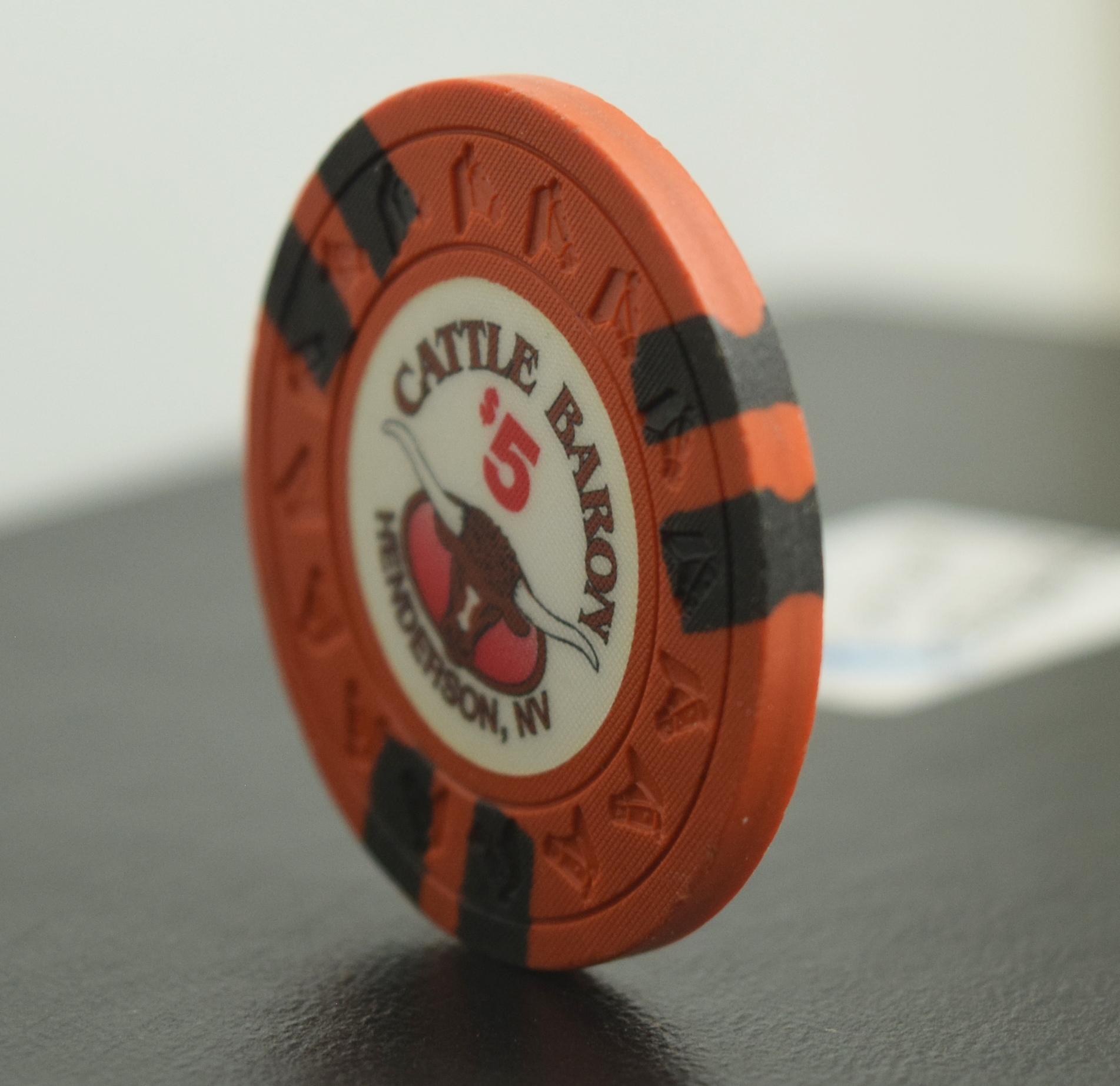 Cattle Baron Casino Henderson Nevada $5 Chip 1991