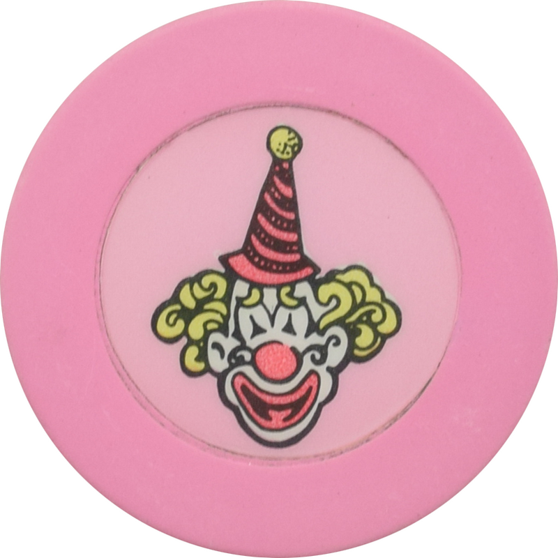 Circus Circus Casino Las Vegas Nevada Pink/Pink Roulette Chip 1990s