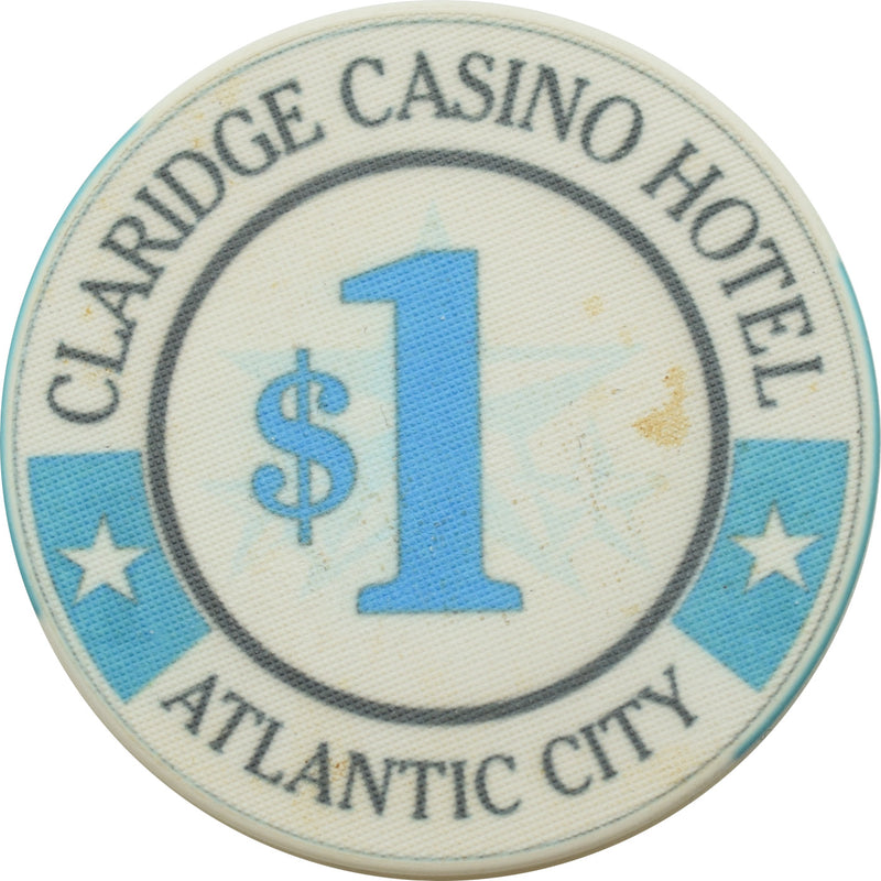 Claridge Casino Atlantic City NJ $1 Chip (Ceramic)