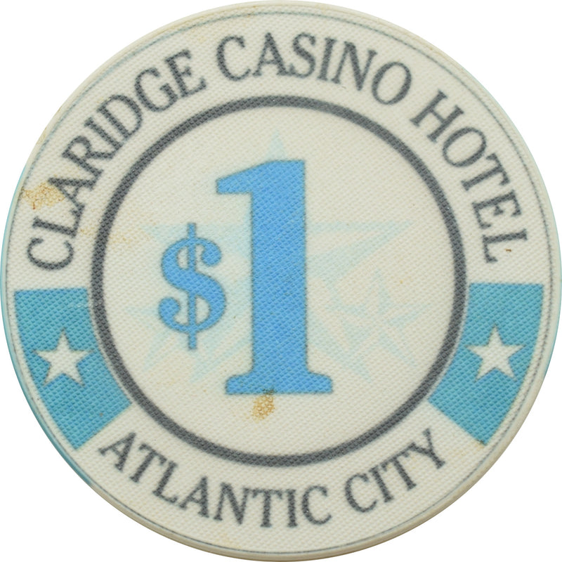 Claridge Casino Atlantic City NJ $1 Chip (Ceramic)