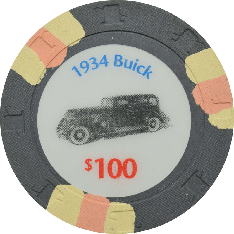Paulson Vintage Cars $100 1934 Buick RHC Fantasy Chip