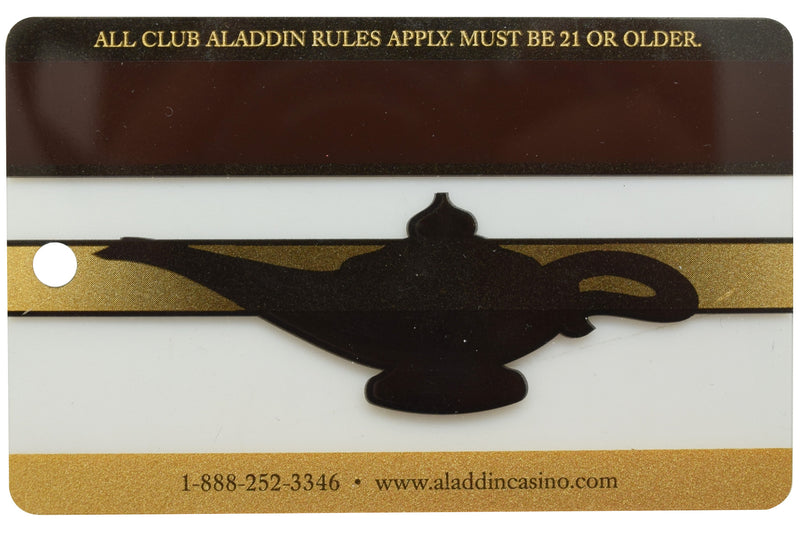 Aladdin Casino Las Vegas Nevada Gold Club Member Players Card