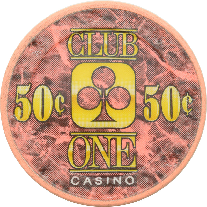 Club One Casino Fresno California 50 Cent Chip Sun Mold