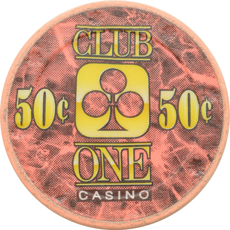 Club One Casino Fresno California 50 Cent Chip Sun Mold