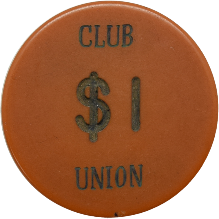 Club Union Casino Santiago de Cuba $1 Chip