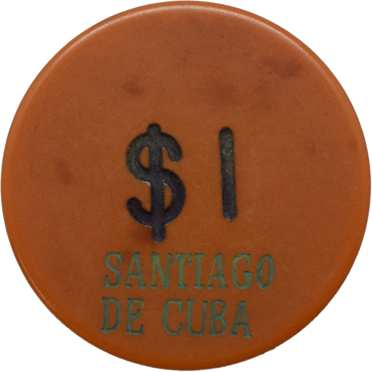 Club Union Casino Santiago de Cuba $1 Chip